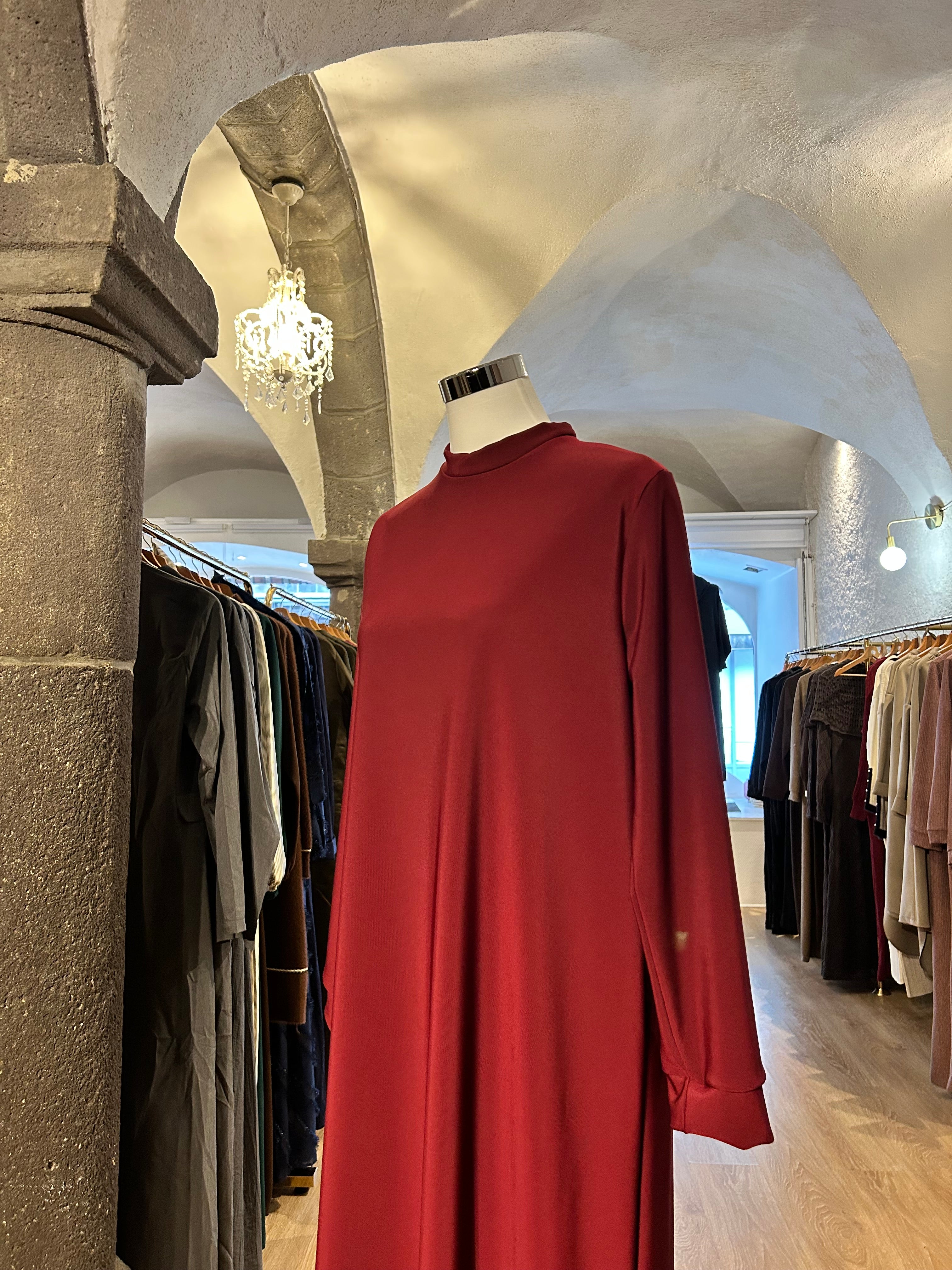 Robe en Bordeaux